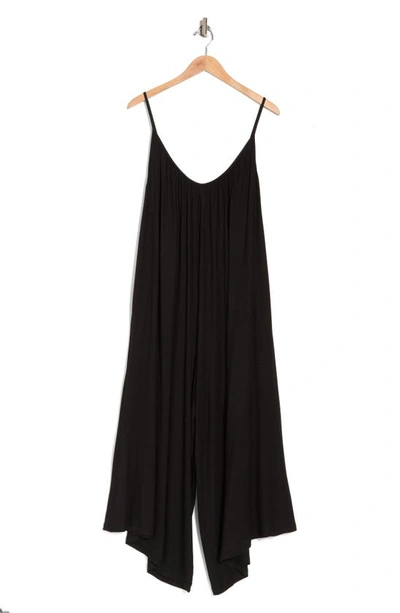 Renee C Jersey Tank Jumpsuit In Black