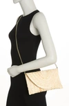 COLLECTION XIIX COLLECTION XIIX WOVEN STRAW CLUTCH
