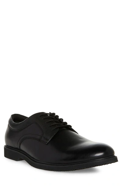 Steve Madden Opus Faux Leather Derby In Black