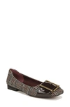 FRANCO SARTO FRANCO SARTO TAHLIA BUCKLE SQUARE TOE FLAT