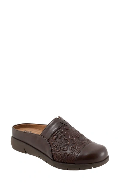 Softwalk San Marcos Tooling Mule In Brown