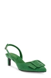 Anne Klein Infinity Slingback Pump In Green