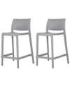 LAGOON LAGOON FURNITURE SET OF 2 SENSILLA STACKABLE COUNTER STOOLS