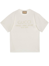 GUCCI LOGO-EMBROIDERED COTTON T-SHIRT