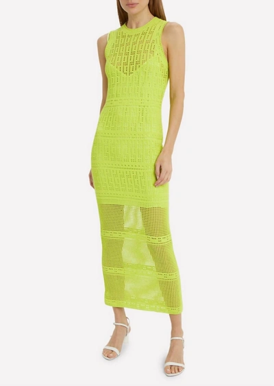 A.l.c Monaghan Dress In Citronella In Yellow
