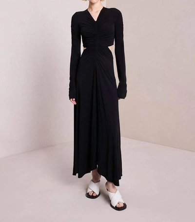 A.l.c Mona Jersey Midi Dress In Black