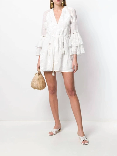 Alexis Floriane Lace Dress In White