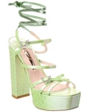 SOPHIA WEBSTER VENUS LEATHER PLATFORM SANDAL