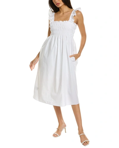 merrell midi dress Mare Mare Strapless Seamed A-Line Midi Dress XL / White