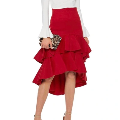 Alexis Kristyn Skirt In Red