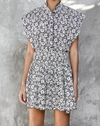 Christy Lynn Ava Skirt In Black Posey Print In Multi