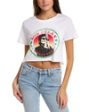 Prince Peter Bob Dylan Crop Top In White