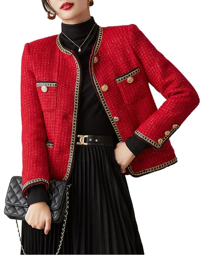 Wlzd Wool-blend Blazer In Red