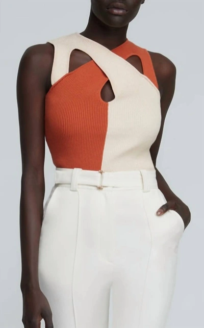ACLER BRANDON TOP IN TERRACOTTA MIX