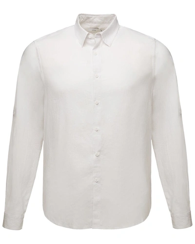 Onia Men's Air Linen Relaxed-fit Shirt In White