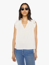 Xirena Bex Sleeveless Ruffle-trim Poplin Top In White