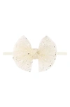 BABY BLING TULLE FAB BOW HEADBAND