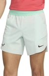 Nike Rafa  Men's Dri-fit Adv 7" Tennis Shorts In Green