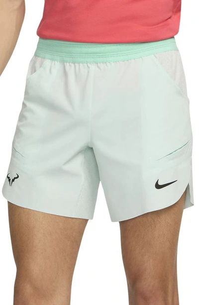 Nike Rafa  Men's Dri-fit Adv 7" Tennis Shorts In Green