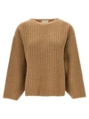 LOULOU STUDIO LOLA SWEATER, CARDIGANS BEIGE