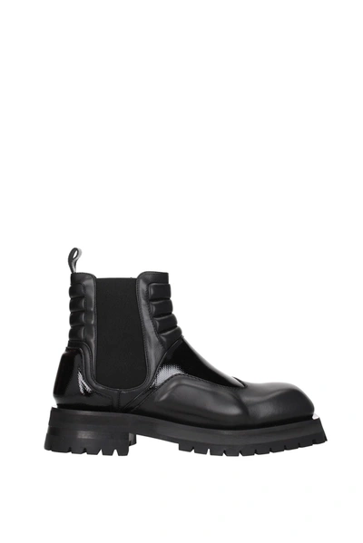 Balmain Man Ankle Boots Black Size 13 Soft Leather
