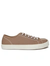 MAISON MARGIELA SNEAKER TABI IN TESSUTO BEIGE