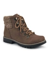Cliffs By White Mountain Pathfield Womens Knit Lace-up Ankle Boots In Multi