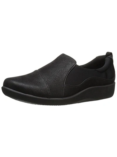 Clarks Sillian Paz Womens Synthetic Comfort Insole Walking Shoes In Black