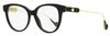 Moncler Women's Pantos Eyeglasses Ml5056 001 Black/gold 53mm In Multi
