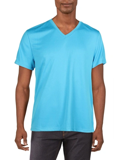 Ideology Mens Moisture-wicking V-neck Shirts & Tops In Multi