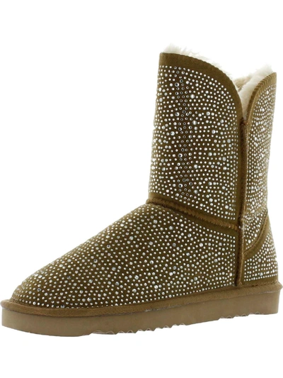 Inc Adrie Womens Embellished Pull On Winter & Snow Boots In Multi