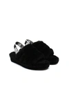 Ugg Fluff Yeah Slipper In Black