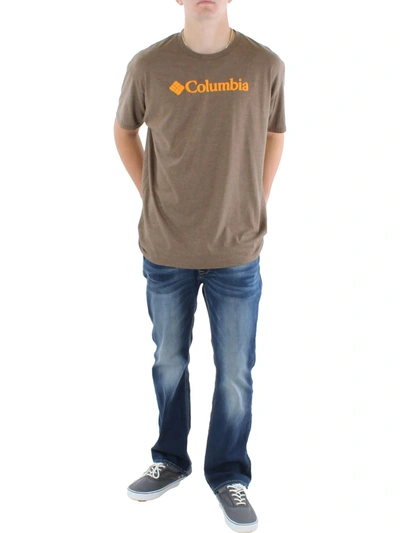 Columbia Sportswear Mens Logo Graphic Shirts & Tops In Multi