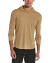 Vince Thermal Hoodie In Green