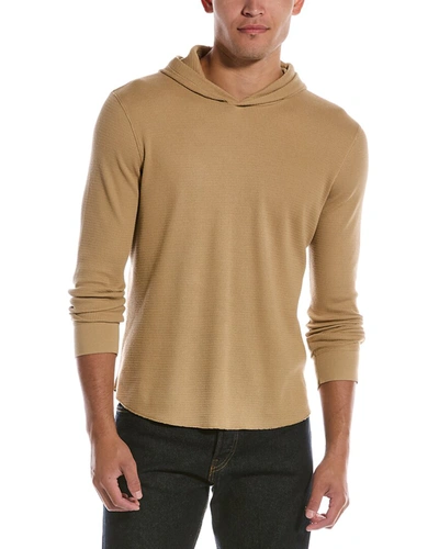 Vince Thermal Hoodie In White