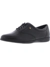 Easy Spirit Motion Womens Leather Lace-up Fashion Sneakers In Black