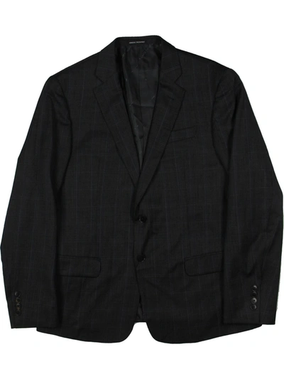 Armani Exchange Mens Dressy Wool Two-button Blazer In Grey