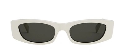 Celine Rectangle Sunglasses In Grey