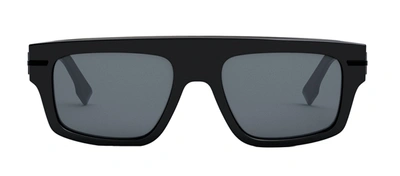 Fendi Fe40091u 01a Flattop Sunglasses In Grey