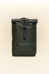 Rains Rolltop Rucksack Backpack In Green