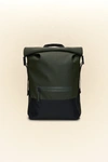 Rains Trail Rolltop Backpack In Green