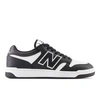 New Balance 480 Trainers, Leather In White/black