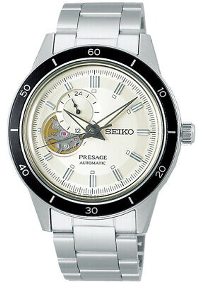 Pre-owned Seiko Presage Basic Sary189 Ivory Automatic Mechanical Men's Watch In Box
