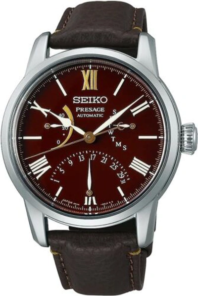 Pre-owned Seiko Presage Sard019 Mechanical Brown Watch Men Box