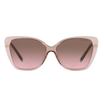 Pre-owned Tiffany & Co . Tf 4190 83459t Pink Gradient Milky Pink Plastic Sunglasses Purple