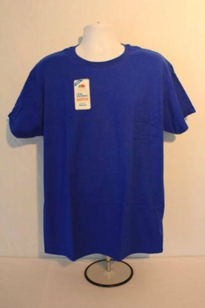 Pre-owned Fruit Of The Loom Mens  T Shirt Size Large Crew Neck Tee Wicking Odor Protection In Blue