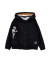 Monnalisa Pink Panther Hoodie In Black