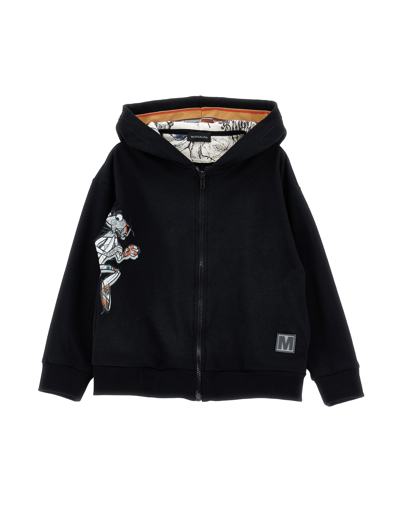 Monnalisa Kids'   Pink Panther Hoodie In Black