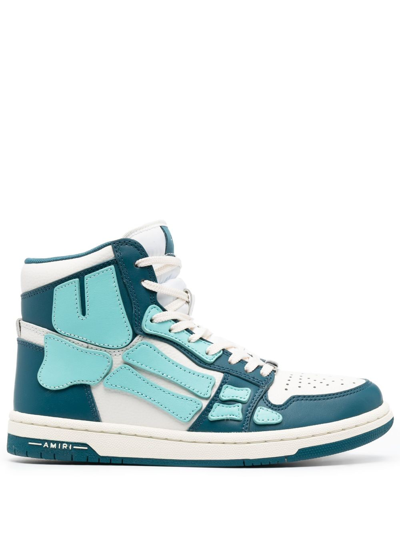 Amiri Blue Skel Top Hi Sneakers