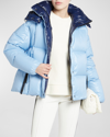 Moncler Parana Hooded Puffer Jacket In Black